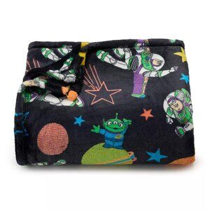 NEW DISNEY PIXAR TOY STORY THE BIG ONE THROW BLANKET BUZZ LIGHTYEAR WOODY 5X6 FT